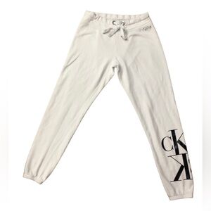 Calvin Klein White Joggers